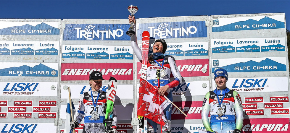 Podio slalom Allieve (foto Alice Russolo)